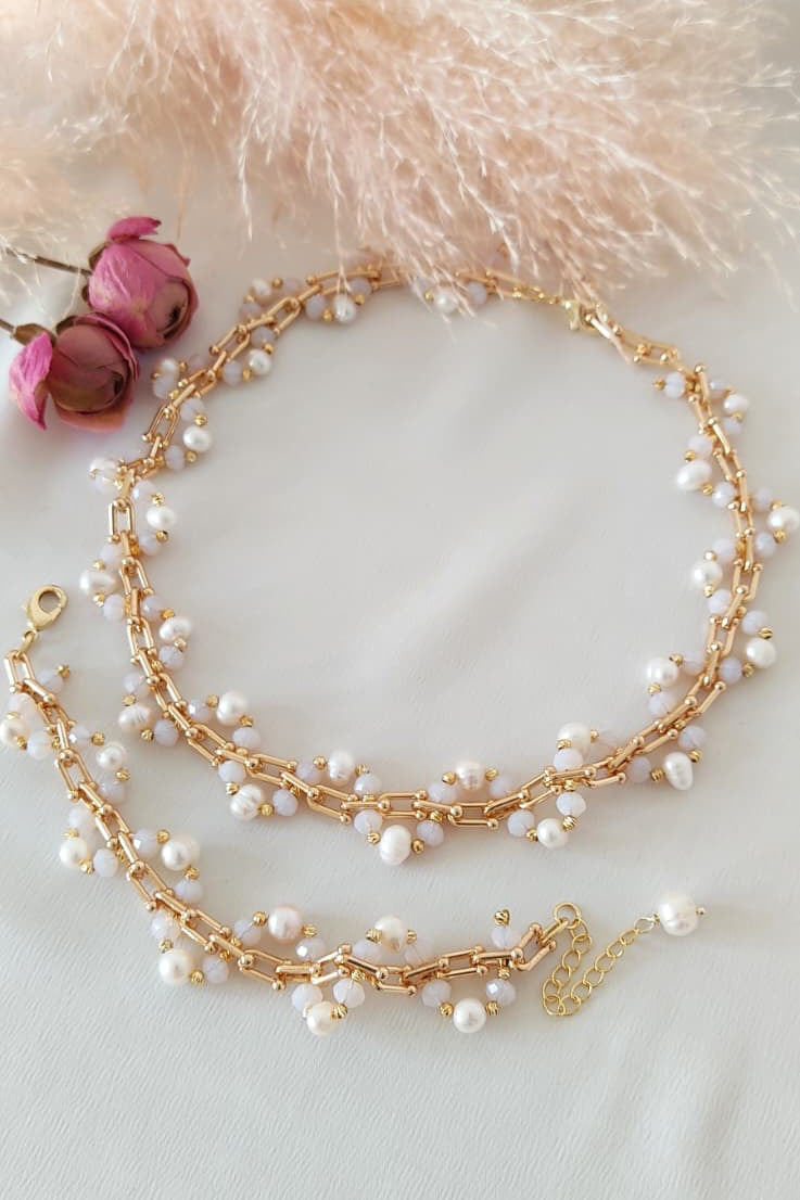 Akoya Pearl Drop Earrings 18k Gold